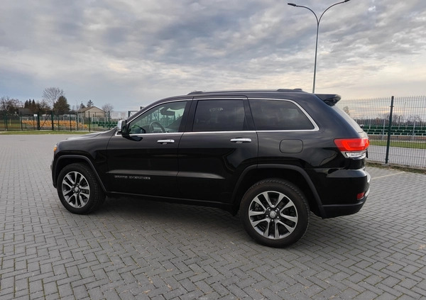 Jeep Grand Cherokee cena 116500 przebieg: 96483, rok produkcji 2018 z Siedlce małe 326